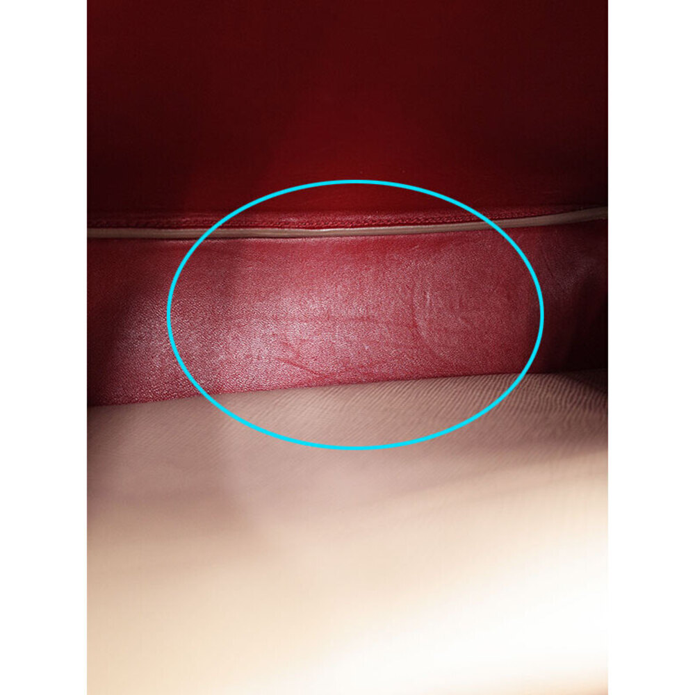 Prada Saffiano Cuir Double Bag Saffiano leather rolled leather handles Pink - Picture 5 of 9